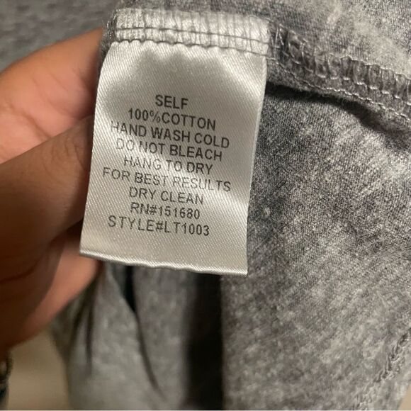 STORIA Paloma Ruffled Top in Heathered Gray Size Small - Picture 4 of 7